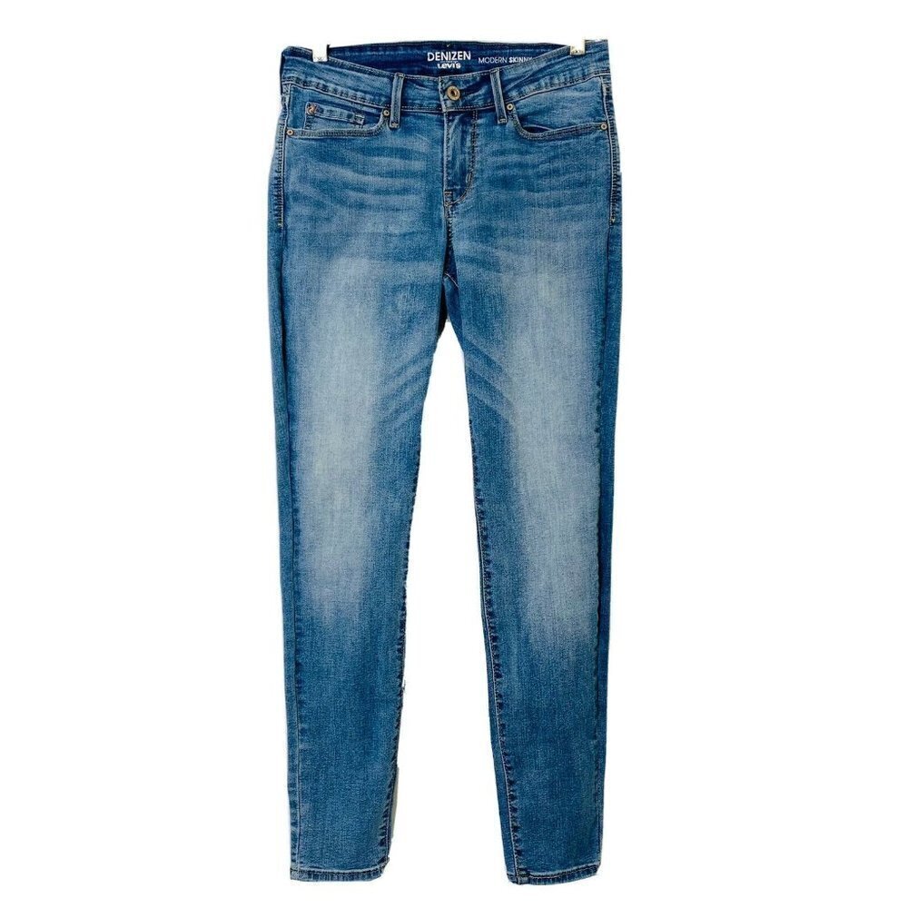 Denizen Levi's Women's size W27 Modern Skinny Stretch Denim Blue Jeans 28 x 28.
